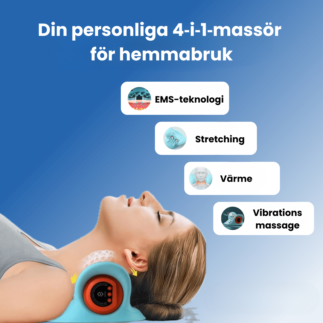4‑i‑1 Massagerare för Nacke & Rygg