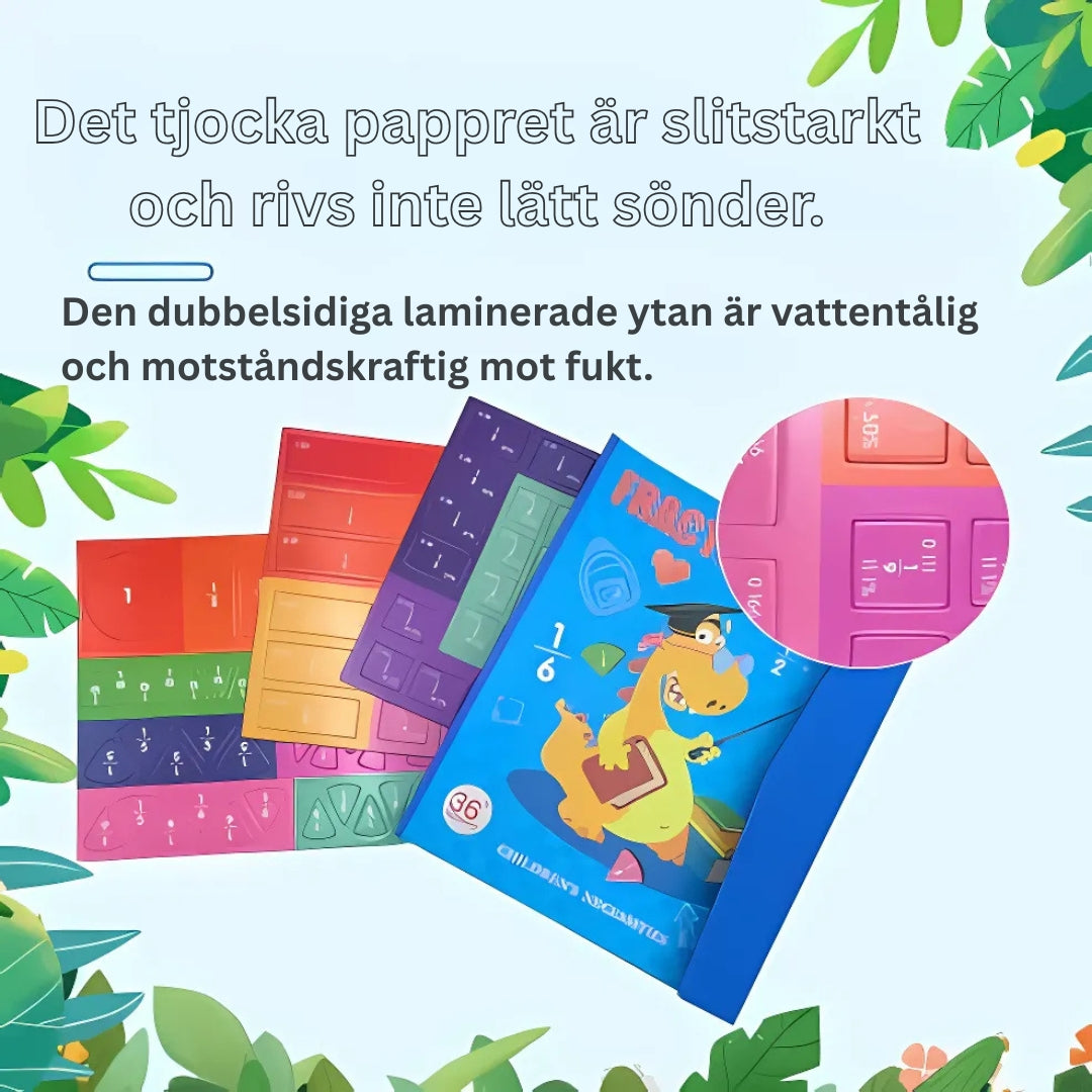 Lära sig Bråktal | Magnetiskt Bråkpussel för Barn