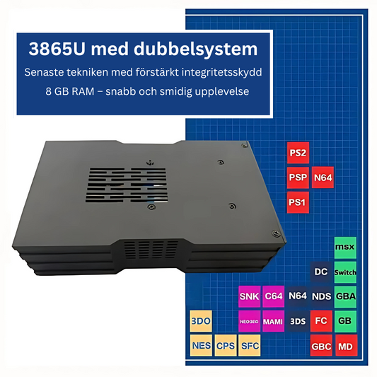 GameVault | Retrospel-konsol med tusentals klassiker och HDMI-anslutning