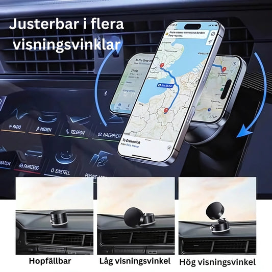 MagnoMount | Magnetisk Telefonhållare med 360° Rotation och Starkt Grepp