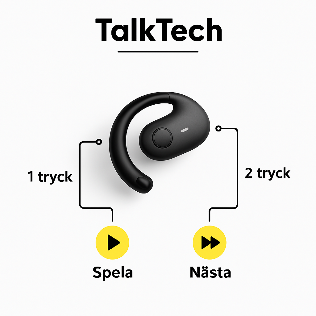 Talk Tech™ Översättnings-Earbuds