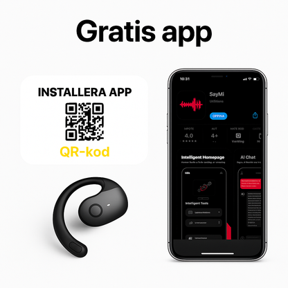 Talk Tech™ Översättnings-Earbuds