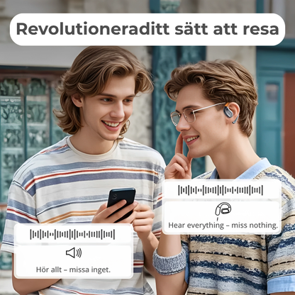 Talk Tech™ Översättnings-Earbuds